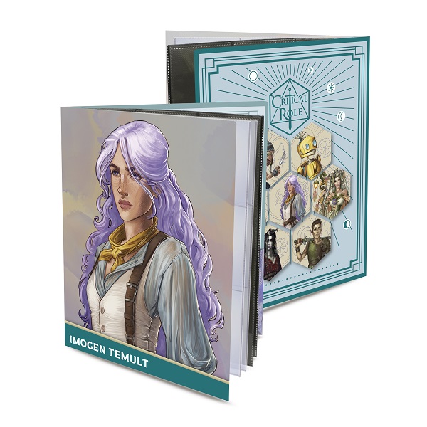 Character Sheet Mappe Critical Role: Imogen Temult Folio With Stickers Ultra Pro  16120