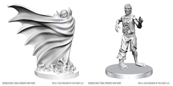 Dungeons Dragons Nolzur Marvelous Miniatures: Classic Vampire Classic Zombie Wzk90813