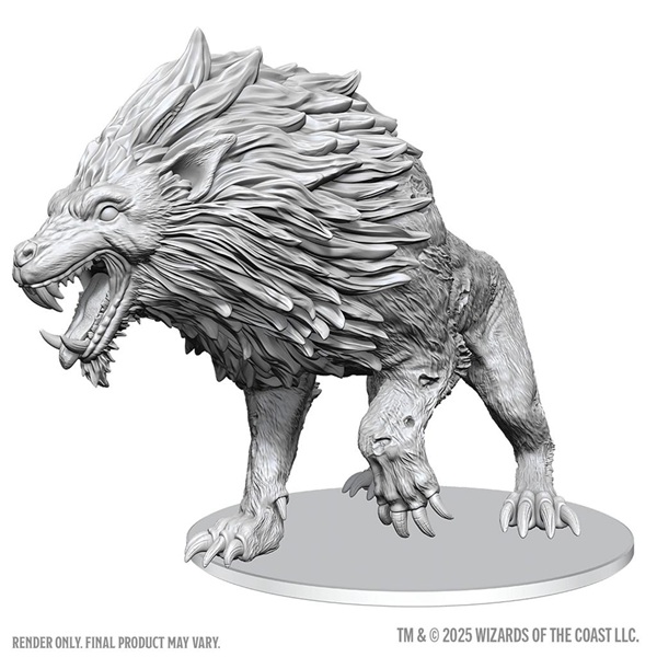 Dungeons Dragons Nolzur Marvelous Miniatures: Dire Worg Wzk90848