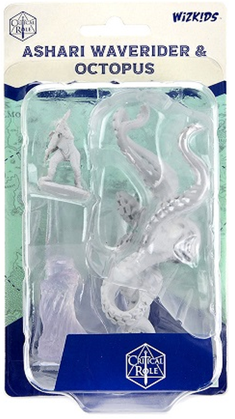 Fantasy Miniatures Critical Role: Unpainted Miniatures Ashari Waverider   Octopus  Wzk90477