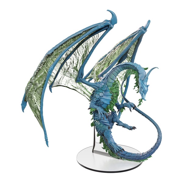Fantasy Miniatures Icons Of The Realms: Adult Moonstone Dragon