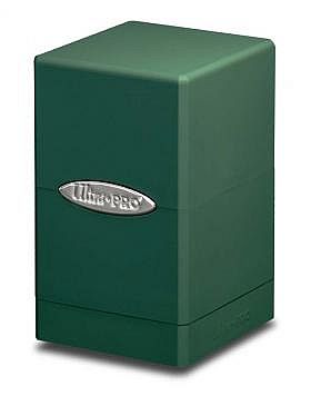 Deck Box Satin Tower: Green  Gr 195 184    Ultra Pro  84176