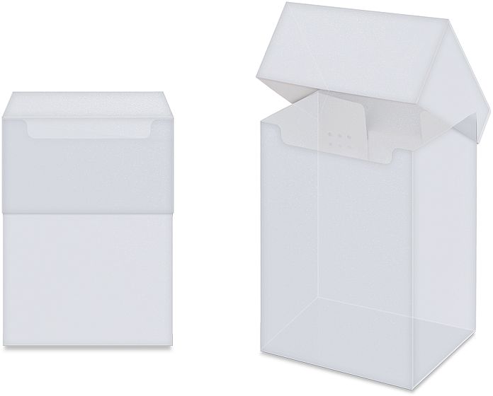 Deck Box Solid Clear Gennemsigtig Ultra Pro  81454