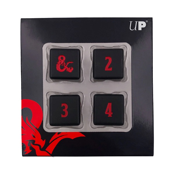 Dice   Sidede  D6  Terninger Dungeons   Dragons: Heavy Metal Black And Red       Ultra Pro  18613