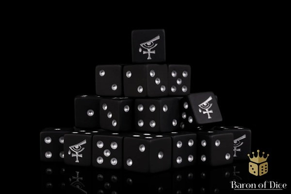 Dice Terninges 195 166 25 Terninger Baron Of Dice: D6 -sidet Eye Of Isha Square Corners