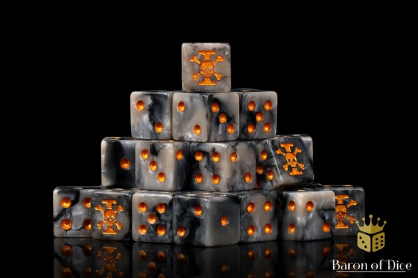 Dice Terninges 195 166 25 Terninger Baron Of Dice: D6 -sidet Inquisition Order Square Corners