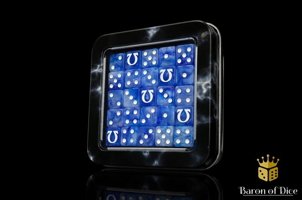 Dice Terninges 195 166 25 Terninger Baron Of Dice: D6 -sidet Omega White Square Corners