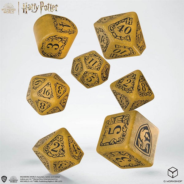 Dice Terninges 195 166     Terninger Harry Potter Hufflepuff Modern Glittering Yellow With Black