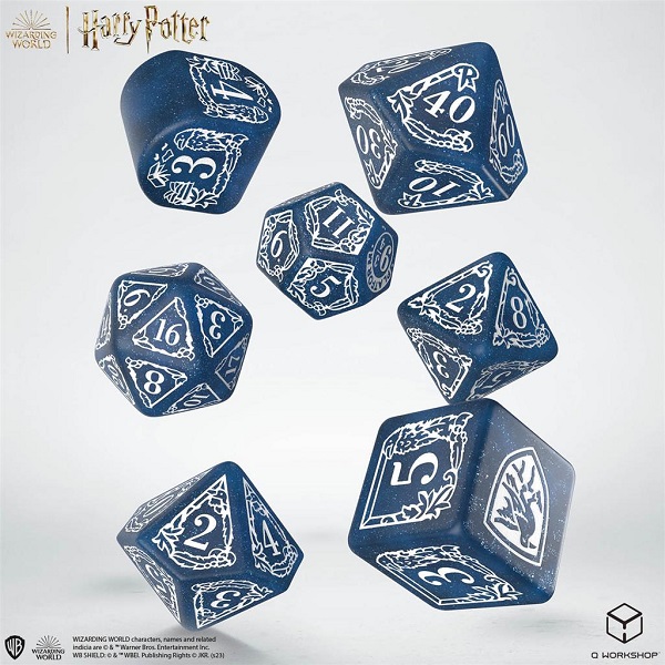 Dice Terninges 195 166     Terninger Harry Potter Ravenclaw Modern Glittering Indigo With White