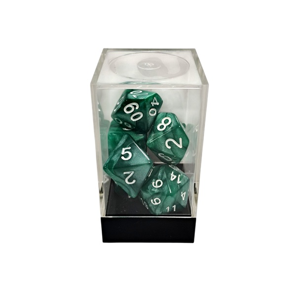 Dice Terninges 195 166      Terninger Kaissa Dice: Polyhedral Marble Green White