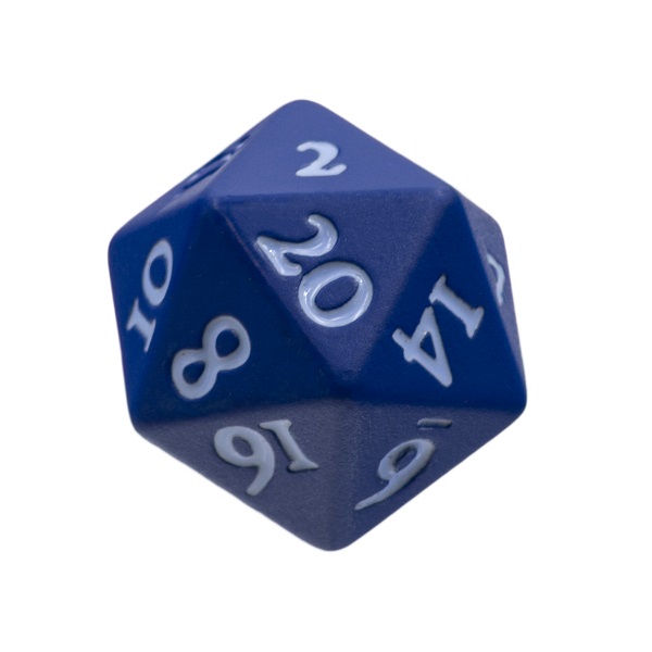 Dice     20 Sidede  D20  Terninger Heavy Metal: Vivid Blue Ultra Pro  15936