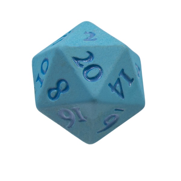 Dice     20 Sidede  D20  Terninger Heavy Metal: Vivid Light Blue Ultra Pro  15940