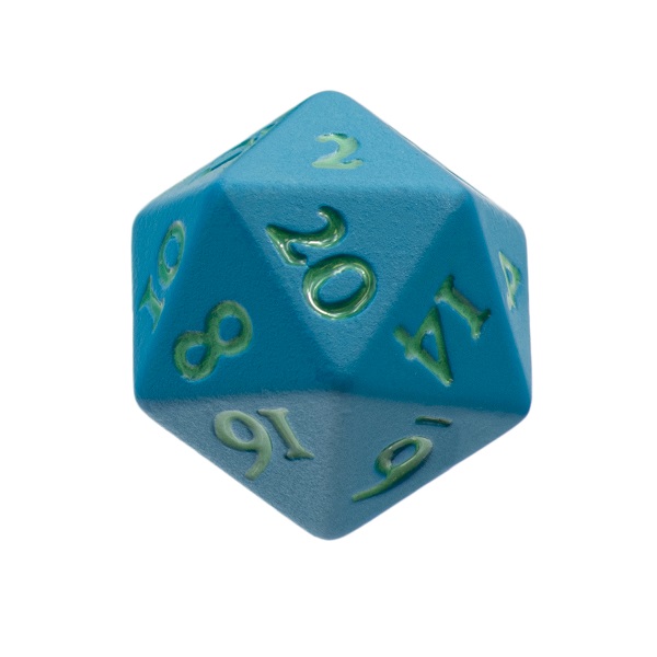 Dice     20 Sidede  D20  Terninger Heavy Metal: Vivid Teal Ultra Pro  15942