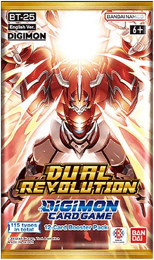 Digimon Card Game Bt25: Dual Revolution Booster Box Display 24 Packs