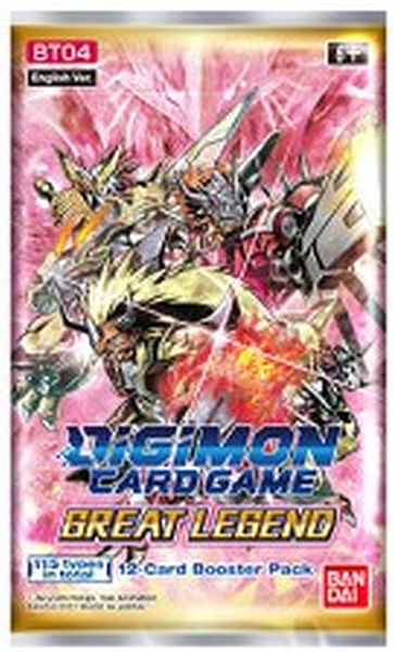 Digimon Card Game Bt04: Great Legend Booster Pack