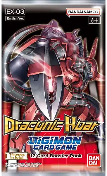 Digimon Card Game Ex03: Draconic Roar  Digimon Links  Booster Pack