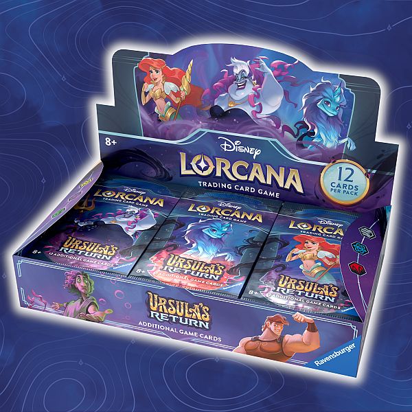 Disney Lorcana Tcg: Set   Ursula   Return Booster Display  Box Med 24 Pakker