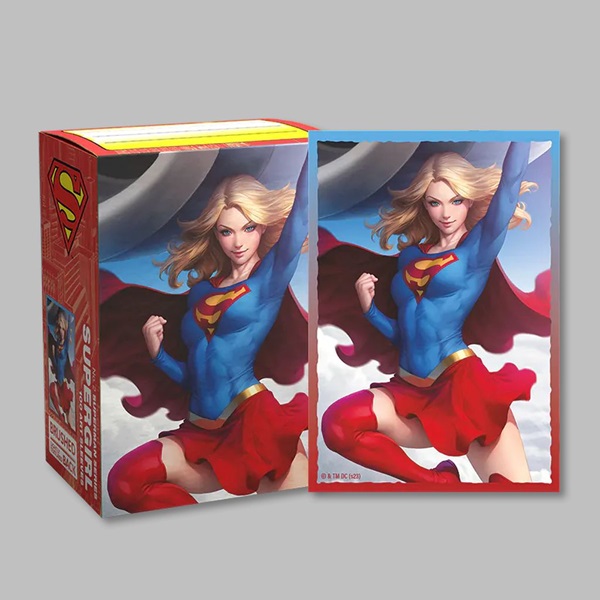 Dragon Shield Deck Protectors Brushed Art Sleeves: Supergirl 100 Lommer Dragonshield Sleeves  At-16096