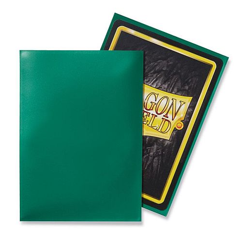 Dragon Shield Deck Protectors Classic: Green  Grøn  100 Lommer Dragonshield Sleeves  At-10004