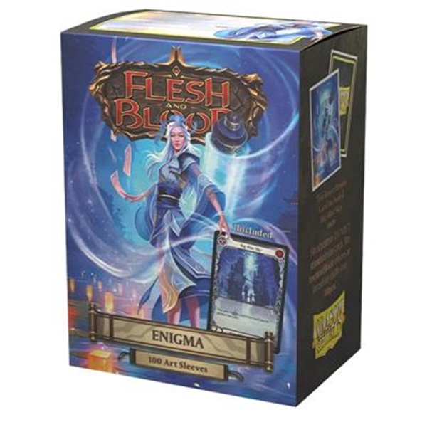 Dragon Shield Deck Protectors Matte Art Sleeves: Flesh And Blood Part The Mistveil: Enigma 100 Lommer   Exclusive Promo Dragonshield Sleeves  At-16105
