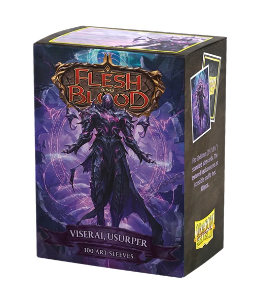 Dragon Shield Deck Protectors Matte Art Sleeves: Flesh And Blood Viserai Usurper 100 Lommer Dragonshield Sleeves At-16184