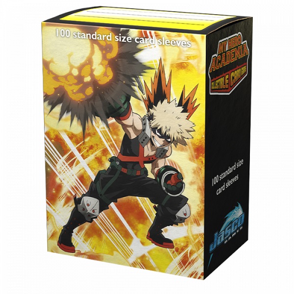 Dragon Shield Deck Protectors Matte Art Sleeves: My Hero Academia: Bakugo Explode 100 Lommer Dragonshield Sleeves  At-16036
