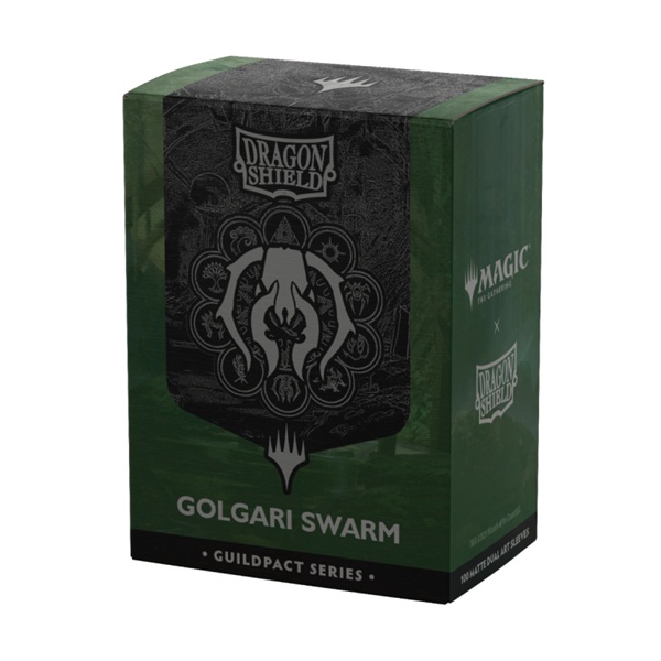 Dragon Shield Deck Protectors Matte Dual Art Sleeves: Magic: The Gathering: The Guildpact Series Golgari Swarm 100 Lommer Dragonshield Sleeves  At-16510