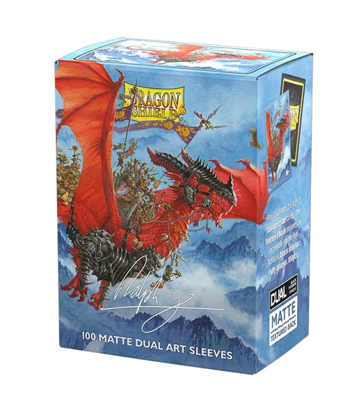 Dragon Shield Deck Protectors Matte Dual Sleeves: The Raid 100 Lommer Dragonshield Sleeves  At-12131