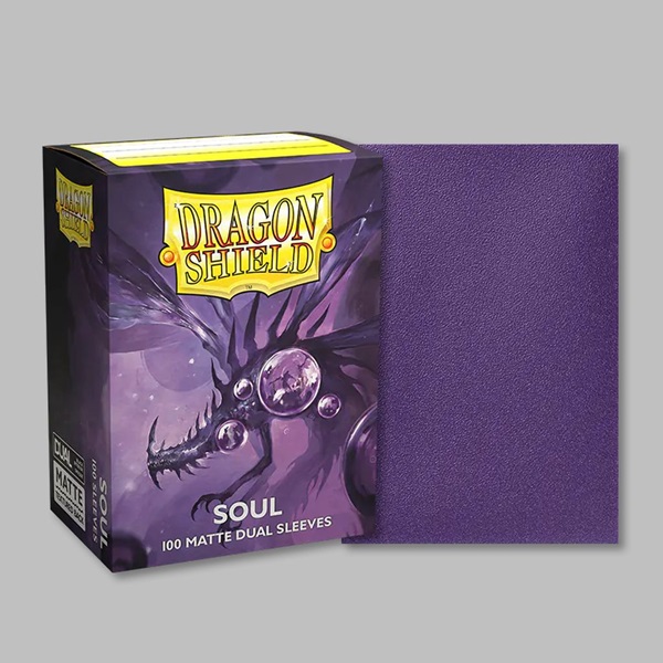 Dragon Shield Deck Protectors Matte Dual: Soul 100 Lommer Dragonshield Sleeves  At-15062