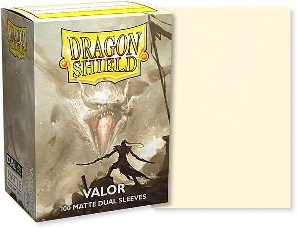 Dragon Shield Deck Protectors Matte Dual: Valor 100 Lommer Dragonshield Sleeves  At-15059
