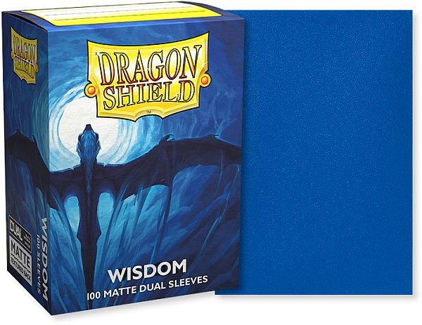 Dragon Shield Deck Protectors Matte Dual: Wisdom 100 Lommer Dragonshield Sleeves  At-15057
