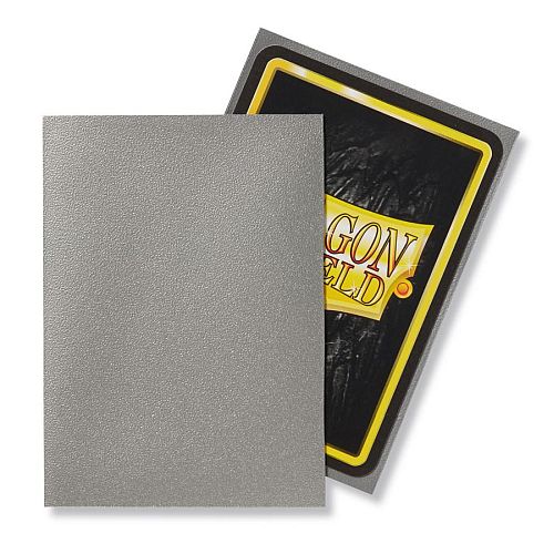 Dragon Shield Deck Protectors Matte: Silver    195 184 Lv  100 Lommer Dragonshield Sleeves  At-11008