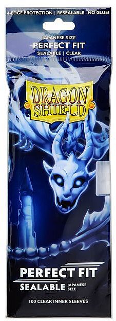 Dragon Shield Deck Protectors Perfect Fit Clear Sealable  Til Small Japanese Kort  100 Lommer Dragonshield Sleeves  At-13251