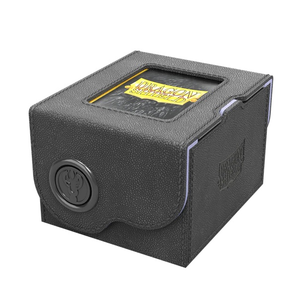 Dragon Shield: Dragon Lock System Dragon Box 150 Black Lilac Plads Til 150 Kort Lommer Dragonshield At-40826