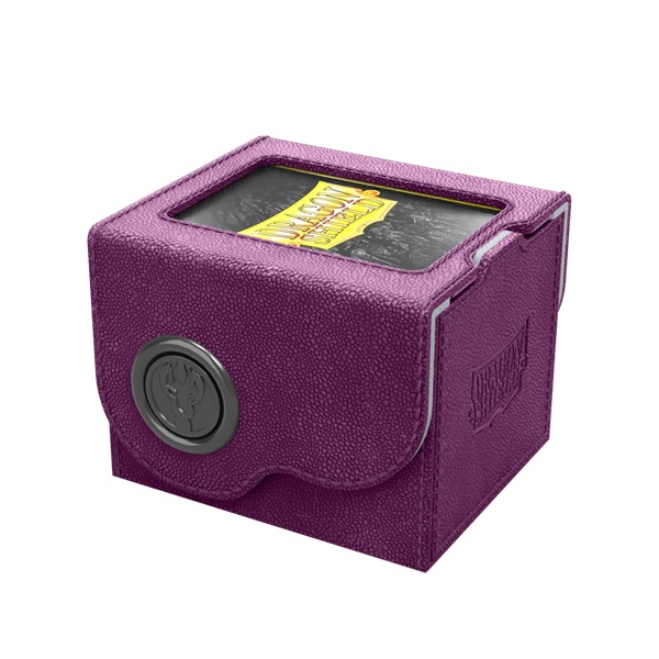 Dragon Shield: Dragon Lock System Dragon Box 100 Purple Frost Plads Til 100 Kort Lommer Dragonshield At-40822