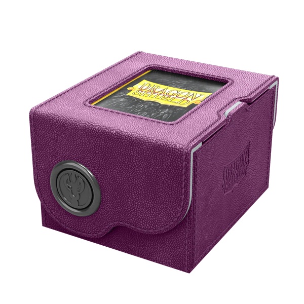 Dragon Shield: Dragon Lock System Dragon Box 150 Purple Frost Plads Til 150 Kort Lommer Dragonshield At-40828