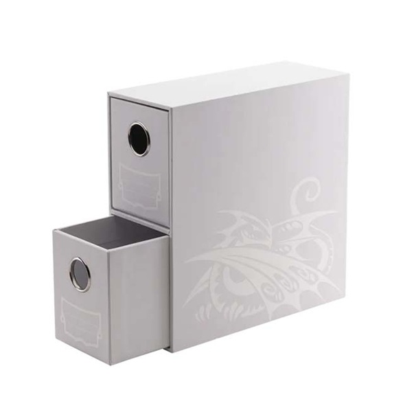 Dragon Shield Fortress Card Drawers: White  Dragonshield  At-33702