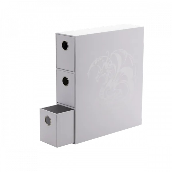 Dragon Shield Fortress Card Drawers: White  Dragonshield  At-33701
