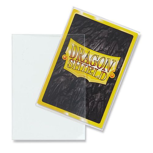 Dragon Shield Small Japanese Size Deck Protectors Classic Clear 60 Lommer Dragonshield  Yugioh  Sleeves  At-10601