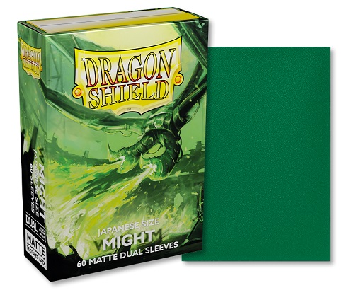 Dragon Shield Small Japanese Size Deck Protectors Matte Dual: Might 60 Lommer Dragonshield  Yugioh  Sleeves  At-15158