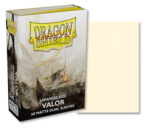 Dragon Shield Small Japanese Size Deck Protectors Matte Dual: Valor 60 Lommer Dragonshield  Yugioh  Sleeves  At-15159