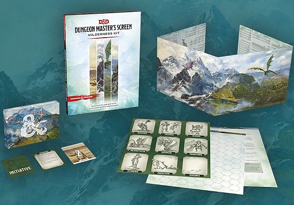 Dungeons   Dragons Dungeon Master Apos   Screen: Wilderness Kit