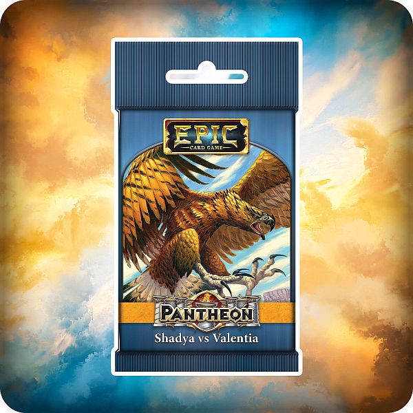 Epic Deckbuilding Card Game: Pantheon Shadya Vs Valentia Expansion
