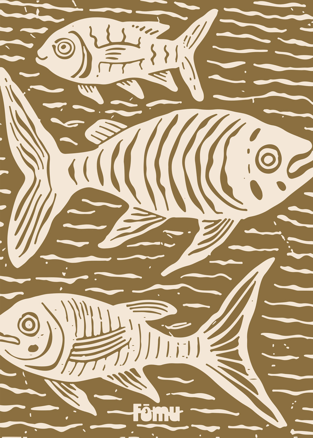 Fishes Lino Af Få Mu Illustrations