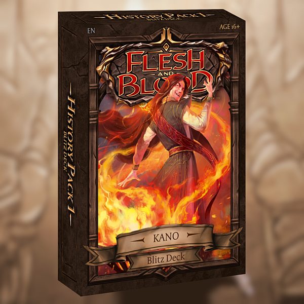 Flesh And Blood Tcg: History Pack   Blitz Deck: Kano  Wizard