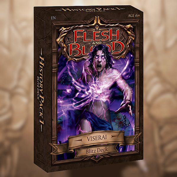 Flesh And Blood Tcg: History Pack   Blitz Deck: Viserai  Runeblade