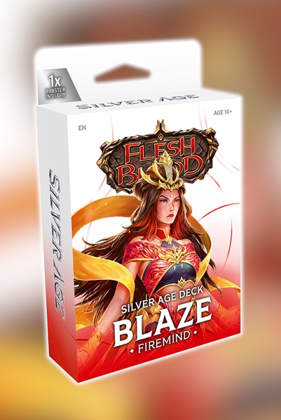 Flesh And Blood Tcg: Silver Age Chapter  : Deck: Blaze  Firemind  Wizard