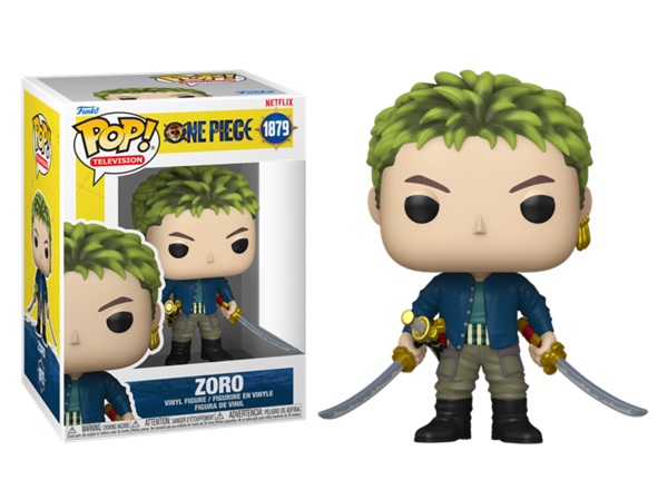 Funko Pop: One Piece Roronoa Zoro 1879 Vinyl Figure 9cm