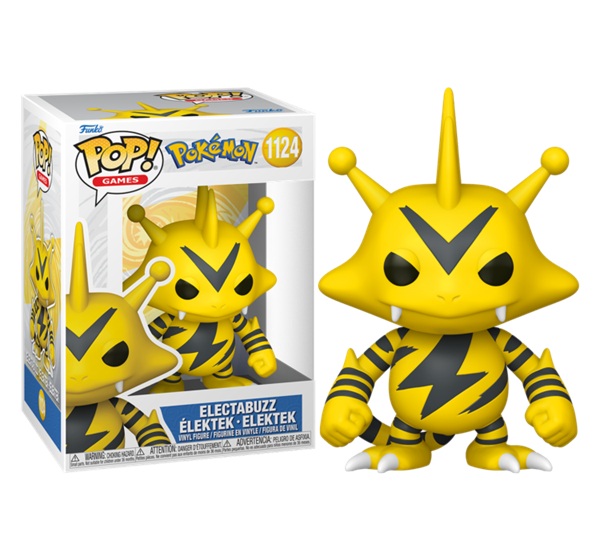 Funko Pop: Pokemon Electabuzz  1124 Games Vinyl Figure 9cm
