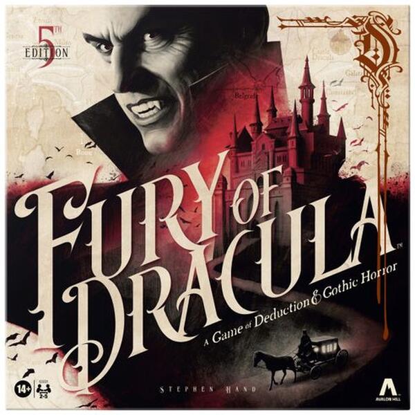 Fury Of Dracula Fifth Edition Board Game